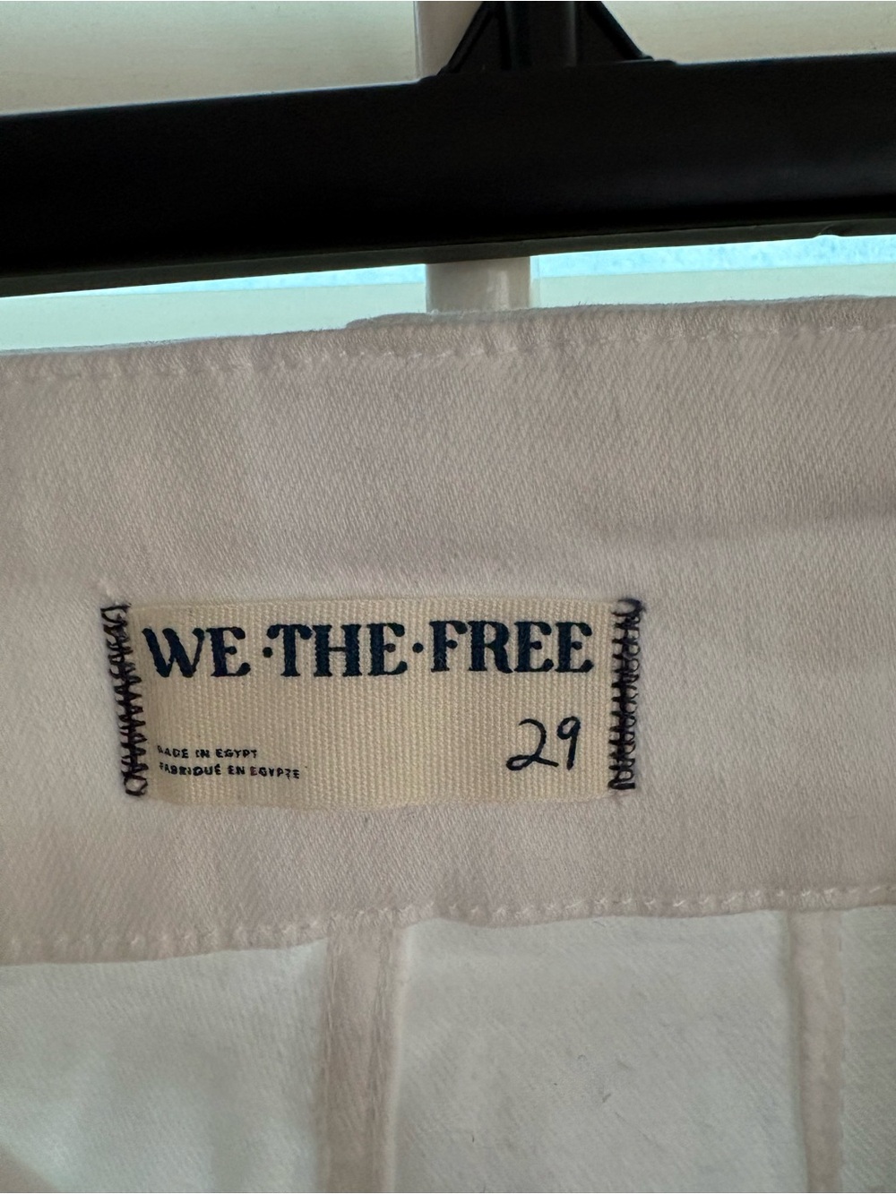 We The Free White Denim Jeans - Clean White